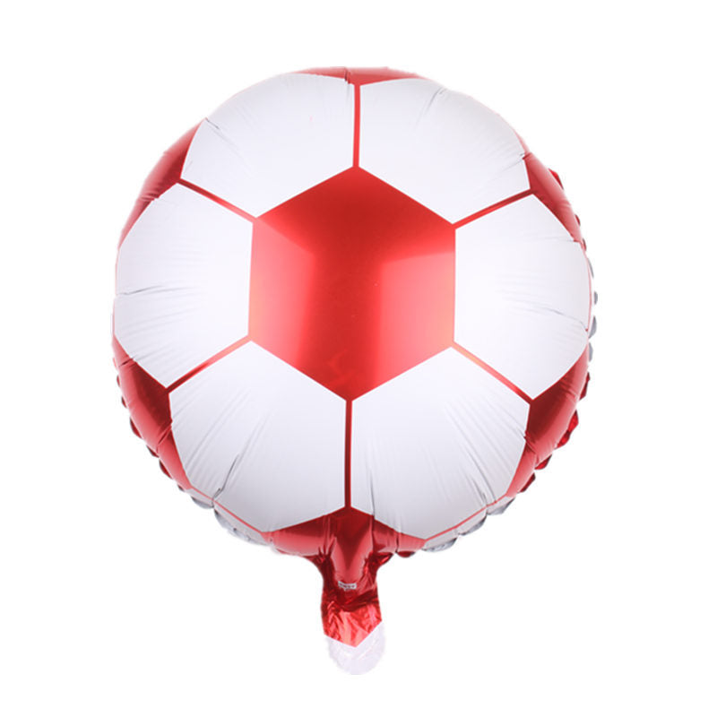 Sports Ball Foil Balloons Party Decoration Set 18 Inch 5pcs 7