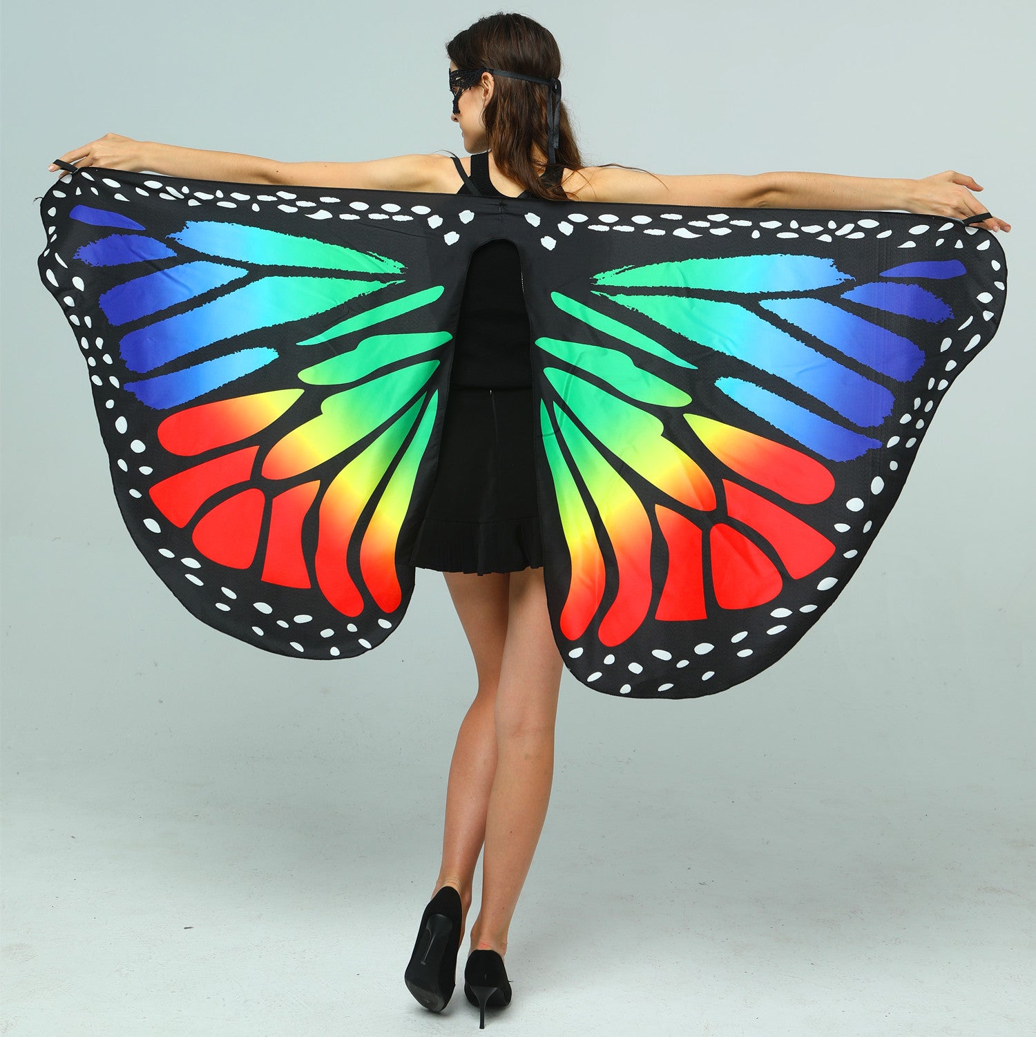 Butterfly Wings Costume Polyester 150cm 2pcs for Adults 50