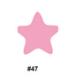 45mm Star Silicone Beads 50pcs
