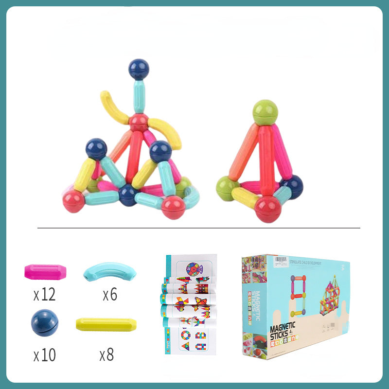 Plastic Magnetic Tiles Building Blocks Educational Toy 5