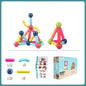Plastic Magnetic Tiles Building Blocks Educational Toy 5