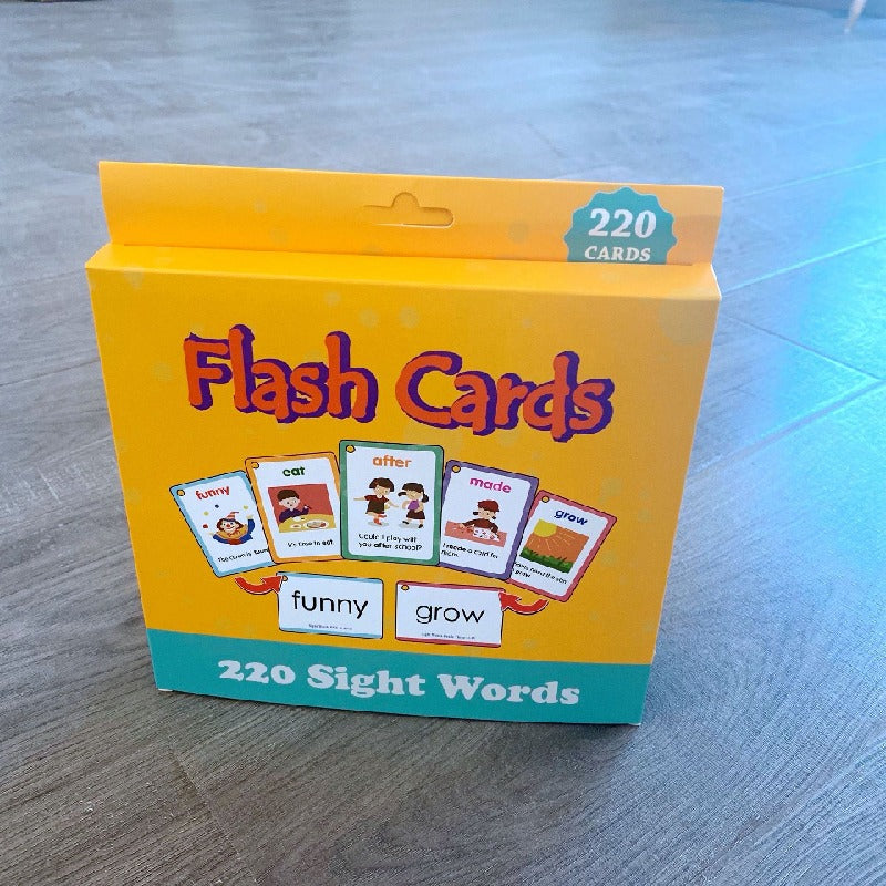 Educational Flash Cards High-Frequency Vocabulary for Kids 220pcs 2