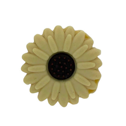20Pcs Silicone Focal Beads Daisy Sunflower Front Facing Design 34