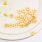100pcs Disc Shape Brass Spacer Beads 8