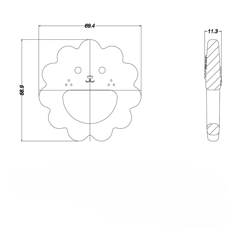 Silicone Baby Teething Toy Flower Shape 2 Pcs Set 4