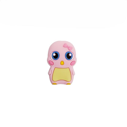 Silicone Focal Beads Cute Bowknot Little Duck Front Facing 11
