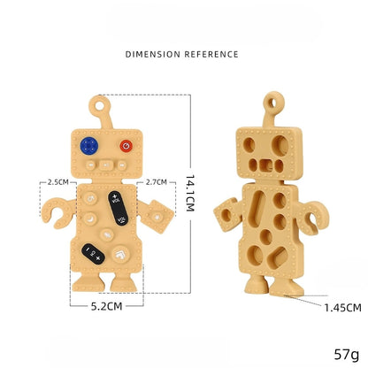 Robot Silicone Teething Toy Baby Teether for Infants 5