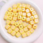 10pcs 12mm Heart Cube Acrylic Beads DIY Bracelet Making 20