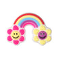 20Pcs Silicone 3D Focal Beads Smiling Sun Rainbow Flowers Holding White Cloud 11