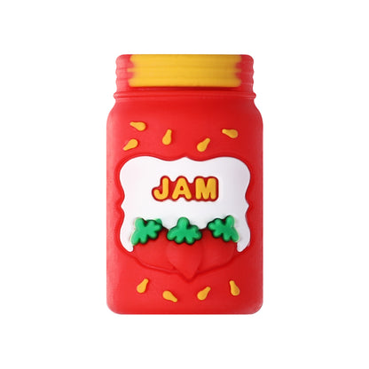 20Pcs Silicone 3D Focal Beads Jam Bottle Milk Carton Chili Sauce Design 11