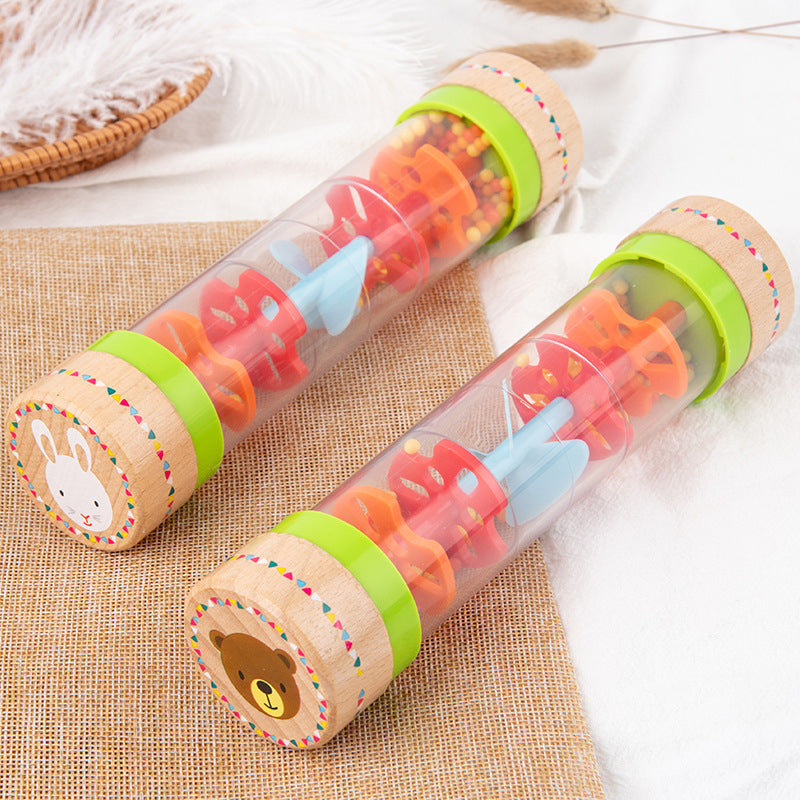 Wooden Rain Cone Musical Instrument Educational Toy 6