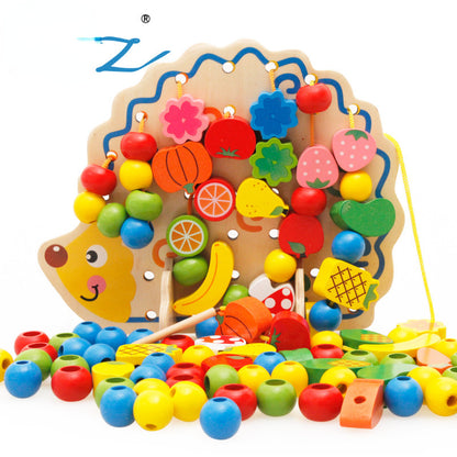 Wooden Hedgehog Montessori Toys Fine Motor Skills for Toddlers 2