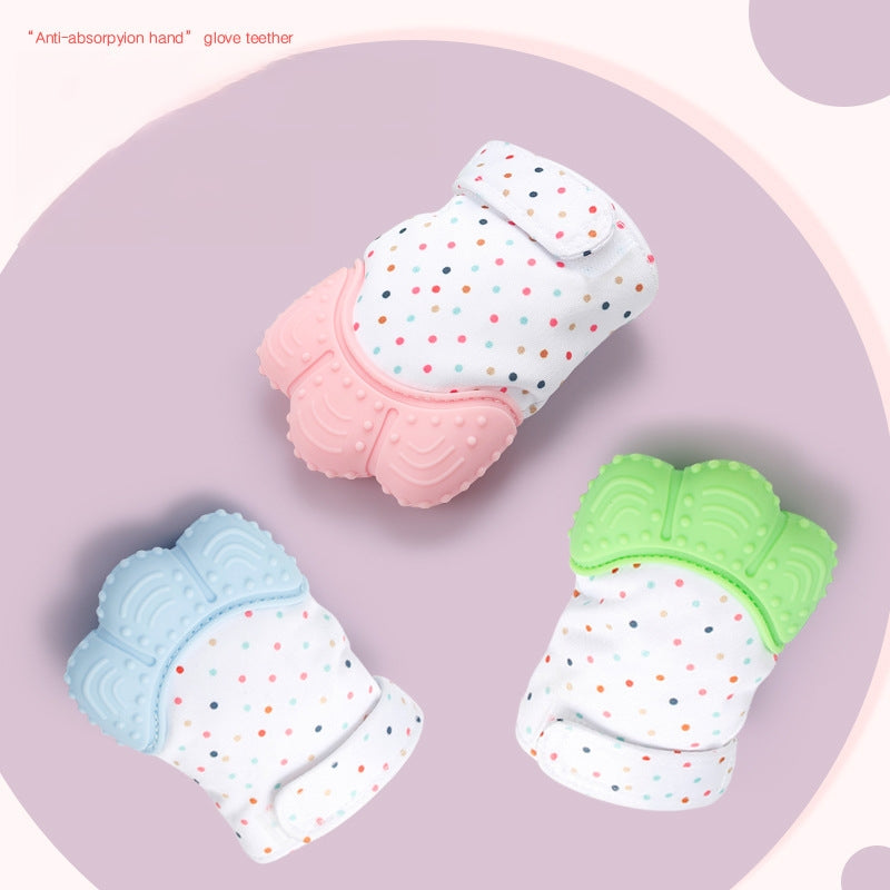 Silicone Baby Teething Glove Teether Soothing Toy