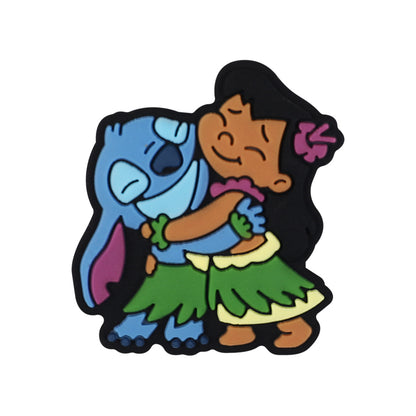 20Pcs Silicone Focal Beads Blue Alien Character Large Ears Variety 13