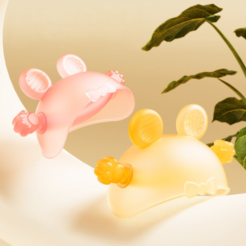 Silicone Baby Teething Toy Mushroom Gloves Shape for Babies