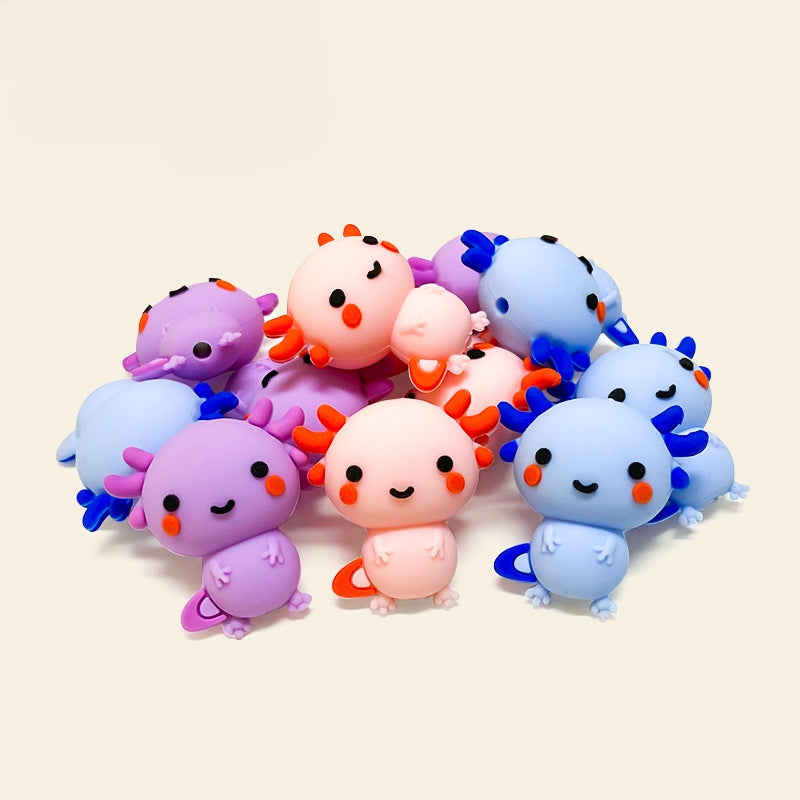 20Pcs Silicone 3D Focal Beads Sea Monster Feeler Design
