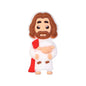 20Pcs Silicone 3D Focal Beads Religious Church Nun Jesus Mary Collection 15