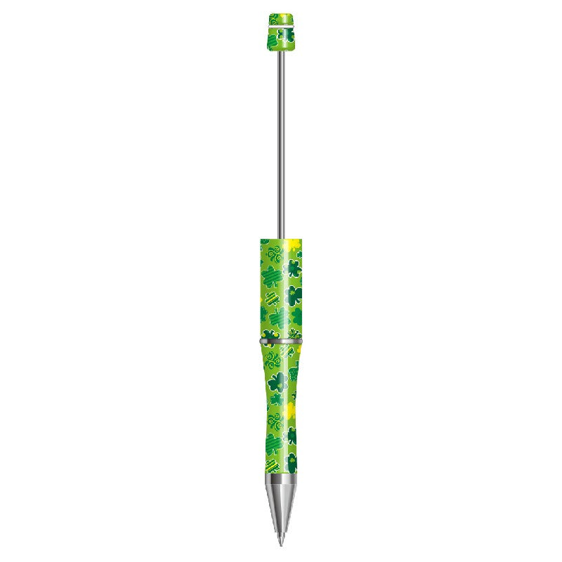 Clover Print Beadable Ballpoint Pens 14.4 cm DIY Craft Supplies 8