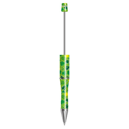 Clover Print Beadable Ballpoint Pens 14.4 cm DIY Craft Supplies 8