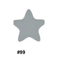 45mm Star Silicone Beads 50pcs