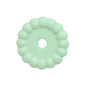 50pcs 12mm 15mm Solid Color Silicone Disc Spacer Beads DIY Craft Supplies 12