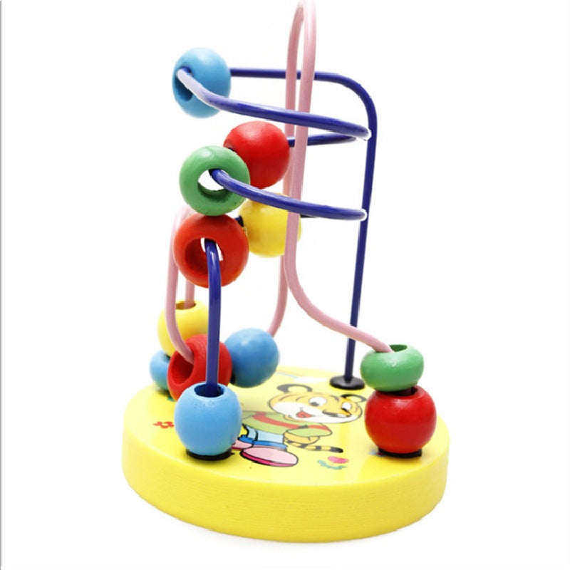 Wooden Mini Bead Maze Activity Toy for Toddlers 2