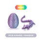 3D Printed Chinese Loong Dragon Egg Decoration Gift 22cm