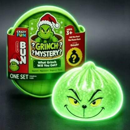 Grinch Christmas Dumpling Squishy TPR Gel Sensory Squeeze Toy 3