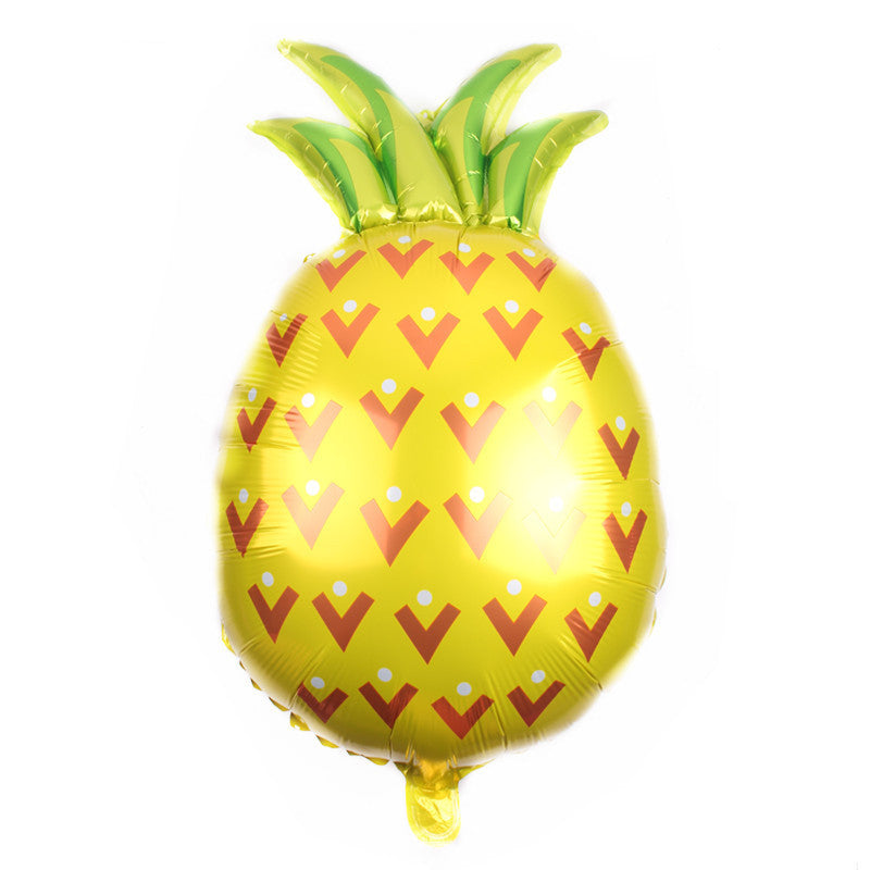 Fruit Foil Balloon Set Watermelon Pineapple Strawberry 5pcs 3