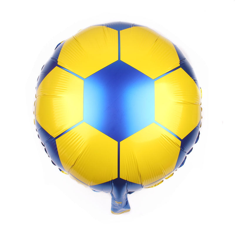 Sports Ball Foil Balloons Party Decoration Set 18 Inch 5pcs 5