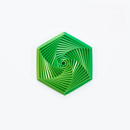 Hexagonal 3D Printed Fidget Toy Articulated Flexible 4