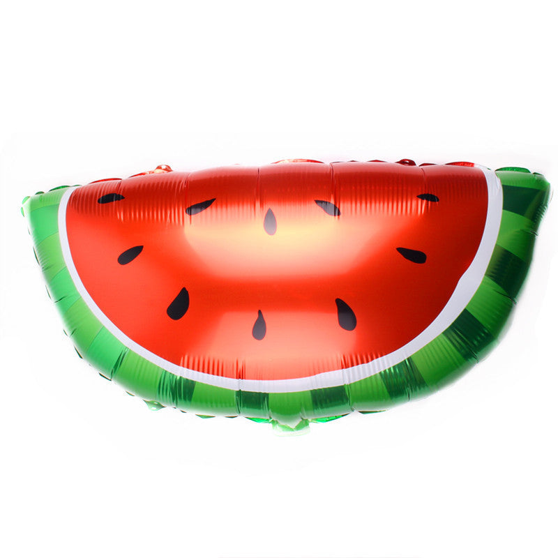Fruit Foil Balloon Set Watermelon Pineapple Strawberry 5pcs 4