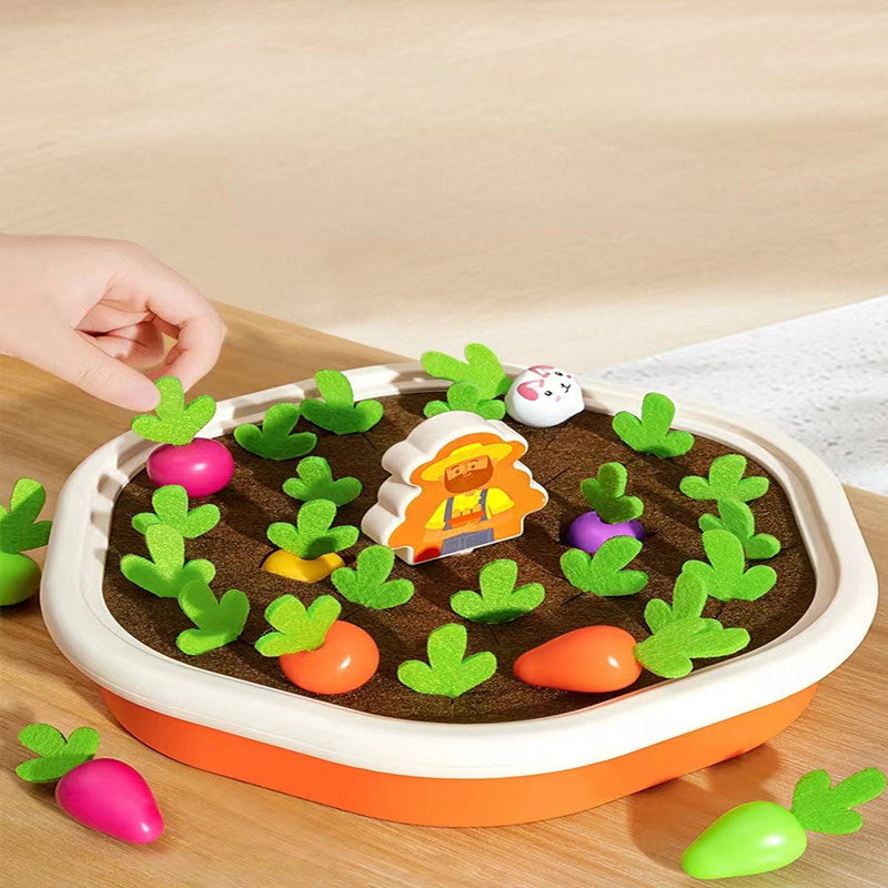 Plastic Montessori Toys Carrot Pulling Memory Training Game 2
