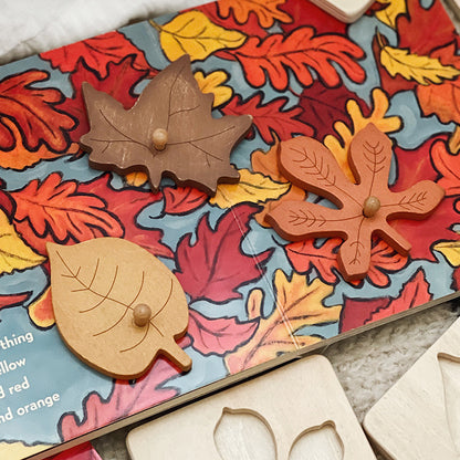 Wooden Leaf Panel Puzzle Montessori Toys for Toddlers 3
