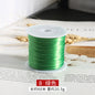 1mm 60m Flat Elastic Beading Cord Elastic String for Bracelets 12