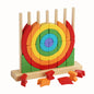 Wooden Montessori Toys Rainbow Triangle Building Blocks Educational