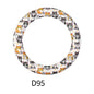 65mm Printed Silicone Beads Rings 44