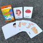 Educational Paper Flash Cards Early Development Toy 7.8x11.7cm