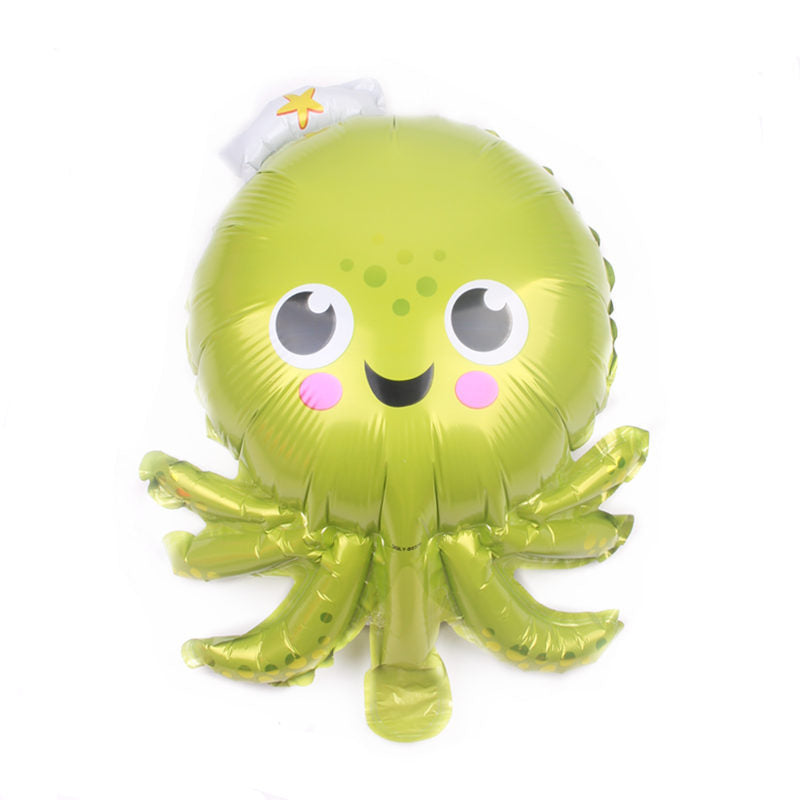 Marine Animal Foil Balloons Party Decoration Set 5pcs 12