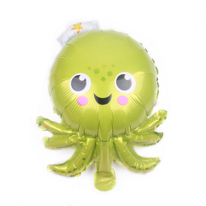 Marine Animal Foil Balloons Party Decoration Set 5pcs 12