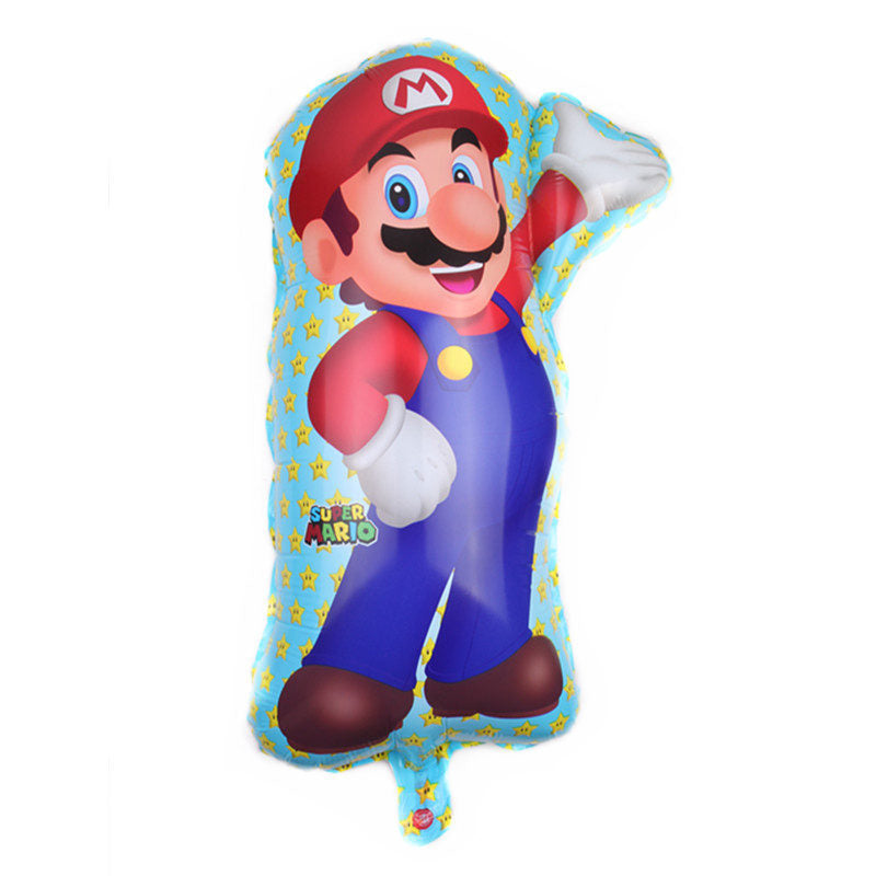 Super Mario Foil Balloons Party Decoration Set 5pcs 2