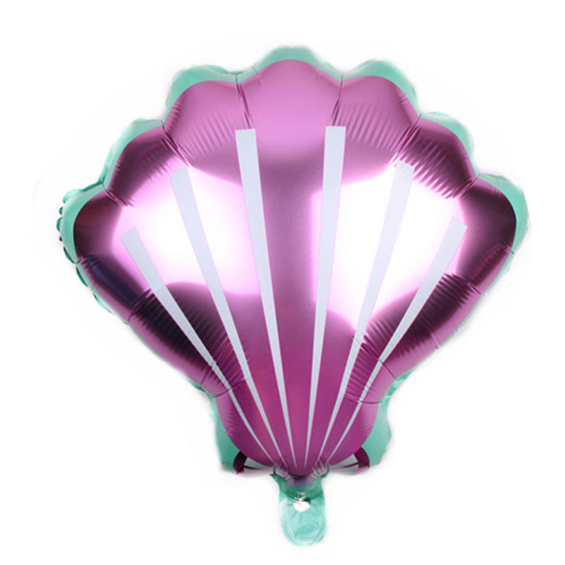 Shell Foil Balloons Birthday Party Decoration 5pcs 3