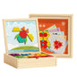 Wooden Magnetic Puzzle Montessori Toys Educational Tangram 22.5cm