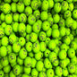 50pcs 15mm Christmas Monster Green Silicone Beads Printed Design