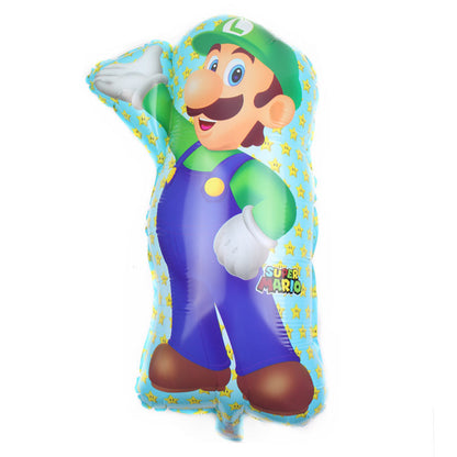 Super Mario Foil Balloons Party Decoration Set 5pcs 3