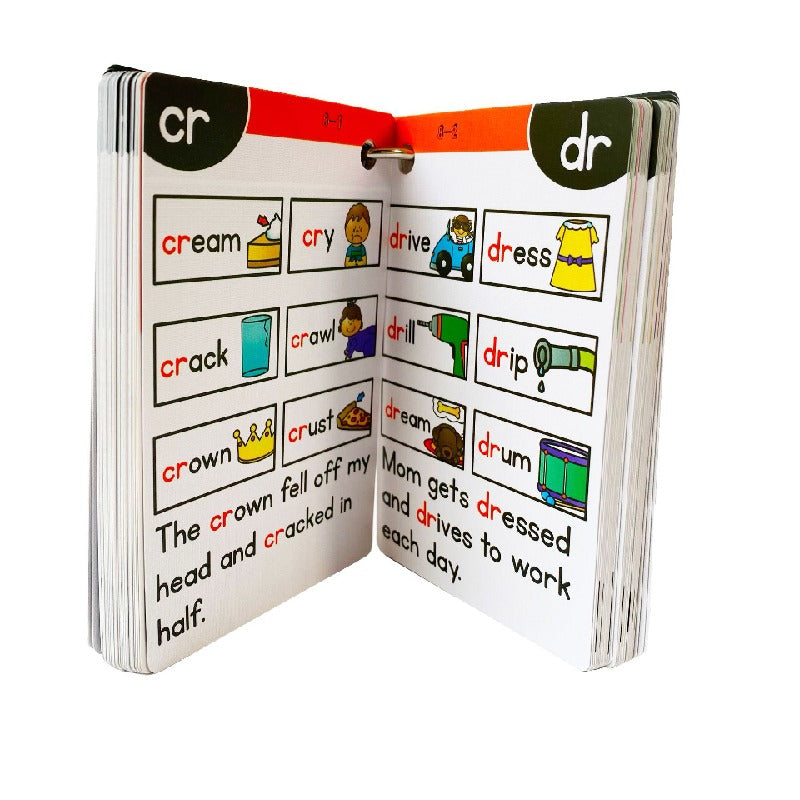 Educational Flash Cards English Words Early Learning Toy