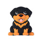 20Pcs Silicone 3D Focal Beads Cute Puppy Sitting Pose 16