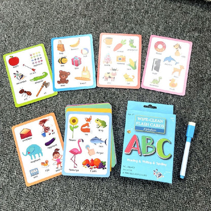 Educational Paper Flash Cards Early Learning Cognitive Toy 2