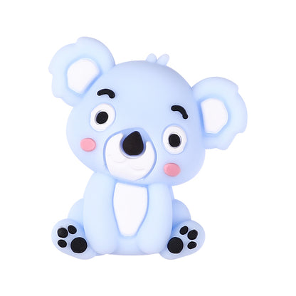 20Pcs Silicone 3D Focal Beads Sitting Koala Front Facing 14