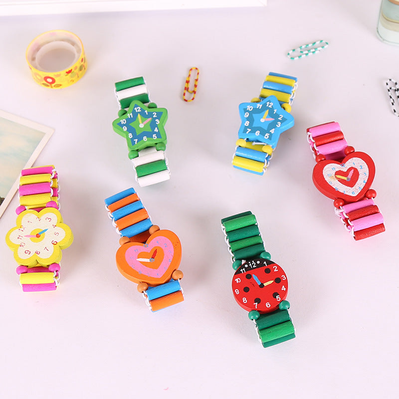 Wooden Watch Toys Educational Fine Motor Skills for Kids 2